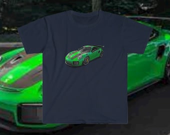 Unisex Softstyle T-Shirt,Porsche GT2 RS Bedrucktes T-Shirt - Exclusives Design für Auto-Enthusiasten