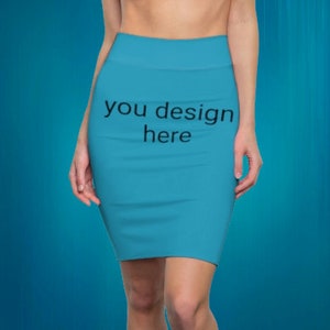 Falda de tubo para mujer, patrón de falda, falda gráfica, minifalda, maxifalda, falda personalizable. imagen 1