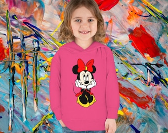 Sudadera con capucha de forro polar para niños pequeños, adorable sudadera con capucha de forro polar con estampado de Tom y Jerry para niños pequeños - Acogedora y elegante, sudadera con capucha personalizable