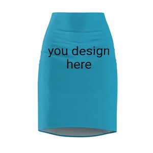 Falda de tubo para mujer, patrón de falda, falda gráfica, minifalda, maxifalda, falda personalizable. imagen 3