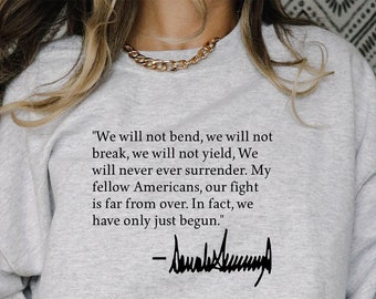 Trump Fans Gift Hoodie/Sweatshirt, Trump Take America Back ,Trump MAGA Sweater,Gift for Republican with Trump Signature,Patriotic Hoodie
