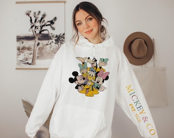 Mickey and Co Est 1928 Hoodie,Mickey and Co Sweatshirt,Disney Est 1928 Sweater,Disneyworld Hoodie,Mickey Mouse Hoodie,Disney Family Hoodie
