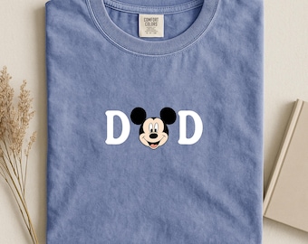 Comfort Colors® Mickey Dad Shirt, Disney Fathers Day Shirt, Disney Dad Tee, Matching Family Disney Shirts, Daddy Shirt, Disney Trip Outfit