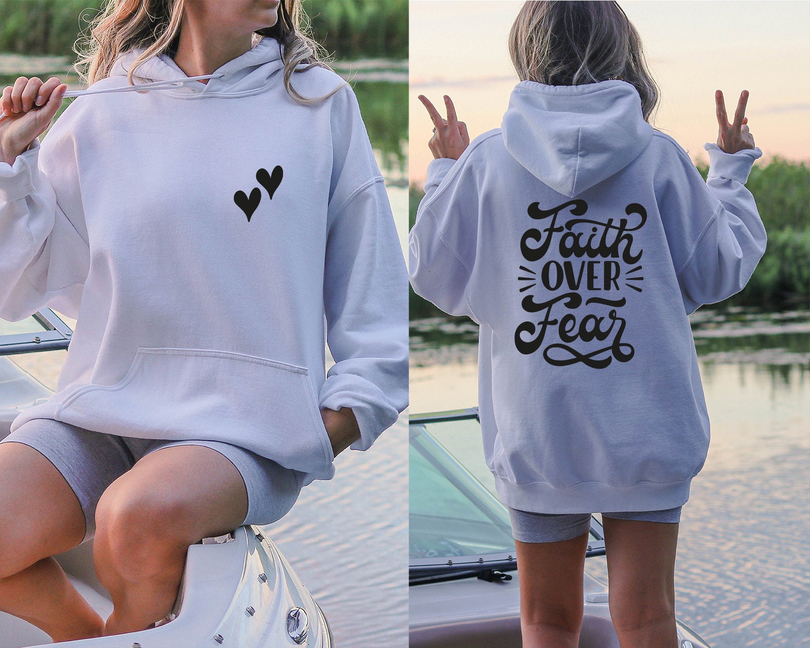 Boho chic faith hoodie online
