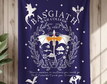 Basgiath War College Dragon Blanket,Fantasy Dragon Blanket,Magical, Cozy Throw for Dragon Lovers,Perfect Gift for Fantasy Book Lovers