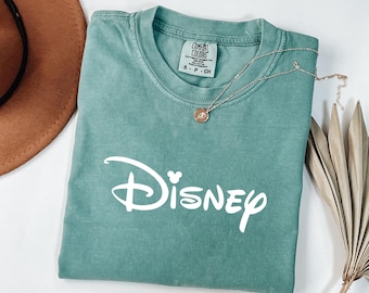 Comfort Colors® Minimal Disney Shirt, Simple Disney Trip Tee,Aesthetic Disney Vacation Shirt, Minimalist Family Disney Outfit,Park Day Shirt