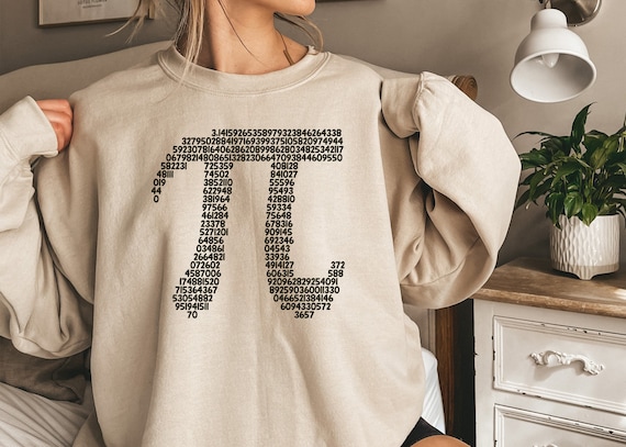 Pi Day Sweatshirt/Hoodie, Maths Pi Symbol Sweater, Vintage Pi Day Hoodie, Funny Math Teacher Sweatshirt,3.14 Pi Day Mathematics Teacher Gift