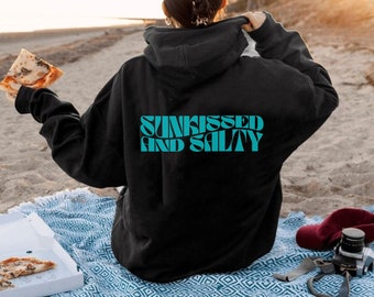 Custom Trendy Beach and Summer Hoodie, Oversized sweatshirt, VSCO, Beach Aestethic, Sunkissed