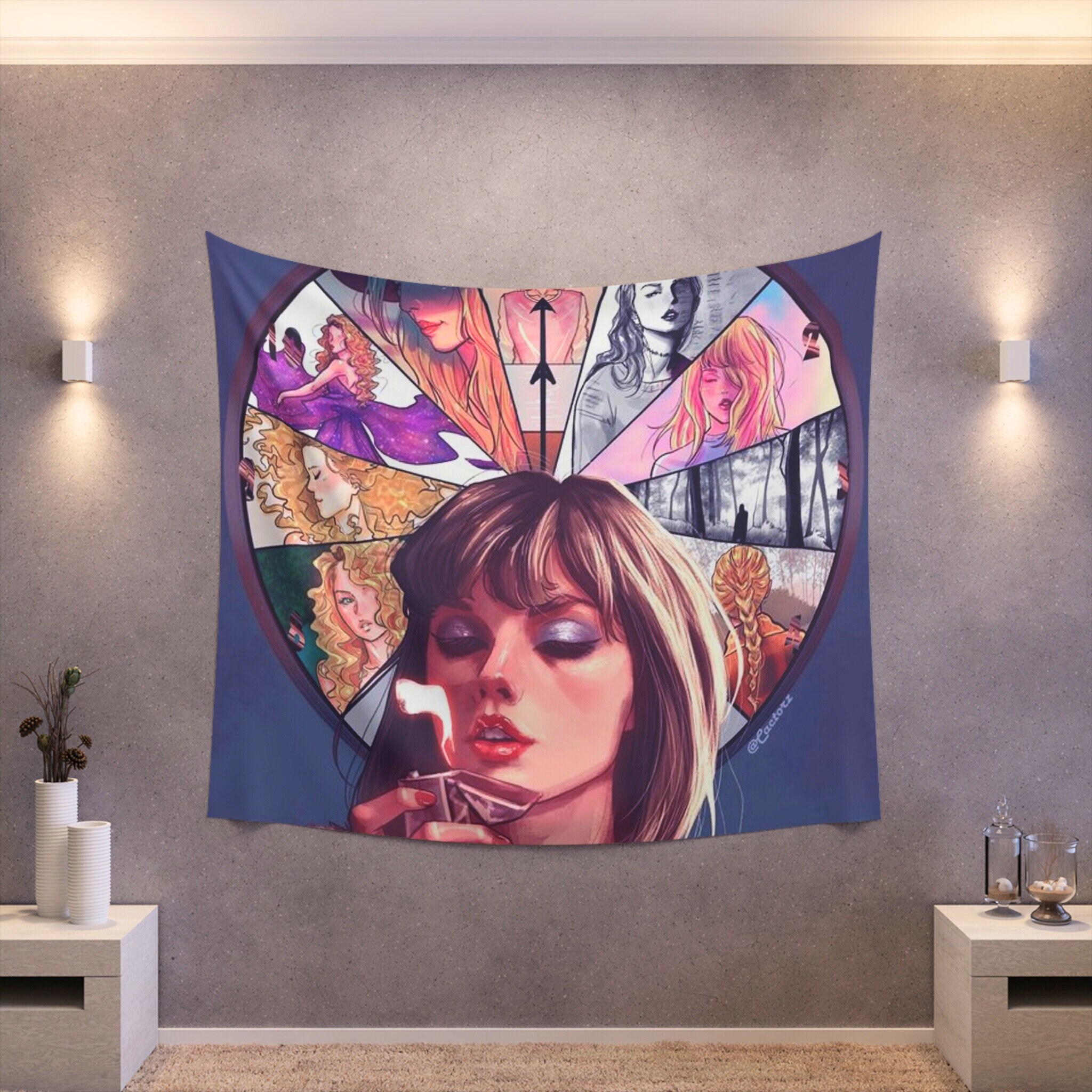 Taylor Tapestry For Room Taylor Eras Tour Taylor Tapestries