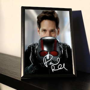 PAUL RUDD signed autograph reprint with frame