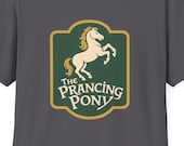 The Prancing Pony T-Shirt: Vintage Style Fantasy Graphic Tee