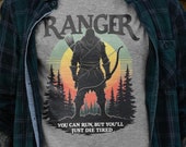 The Ranger - Dungeons and Dragons - Heavyweight Unisex Crewneck Movie T-Shirt - Apparel Clothing Gift