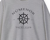 Númenor Yacht Club Sweatshirt - Tolkien Fantasy Book Lover