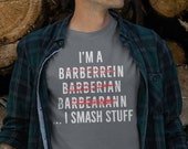 I am a Barbarian T-Shirt: Funny D&D RPG Nerdy Gift