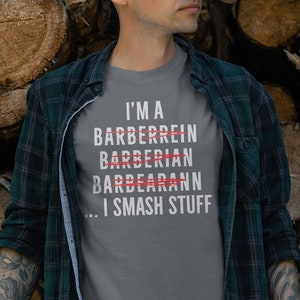 I am a Barbarian Dungeons and Dragons T Shirt | RPG D&D gifts | Tabletop Game Accessories | Nerdy Gift for Men | Dnd Humor
