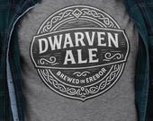Dwarven Ale T-Shirt: Erebor Vintage Style Graphic Tee