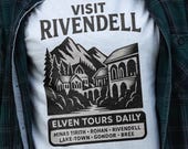 Rivendell Tours T-Shirt: Vintage Style Fantasy Graphic Tee