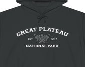 Great Plateau National Park Unisex College Hoodie, Breath of the Wild, National Park Hoodie