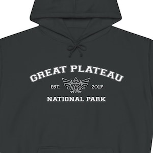 Great Plateau National Park Unisex College Hoodie, Breath of the Wild, National Park Hoodie