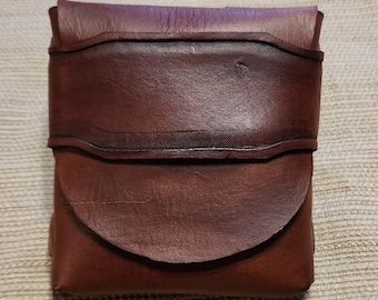 No Sew Leather Belt Pouch Pattern: DIY Hip Bag Template