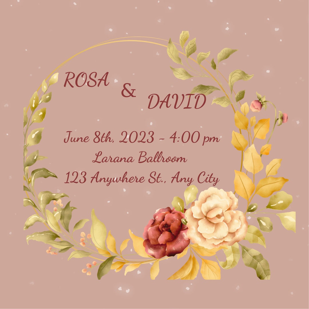 Wedding Invitation , Minimal Wedding Invite Suite, Modern Invite