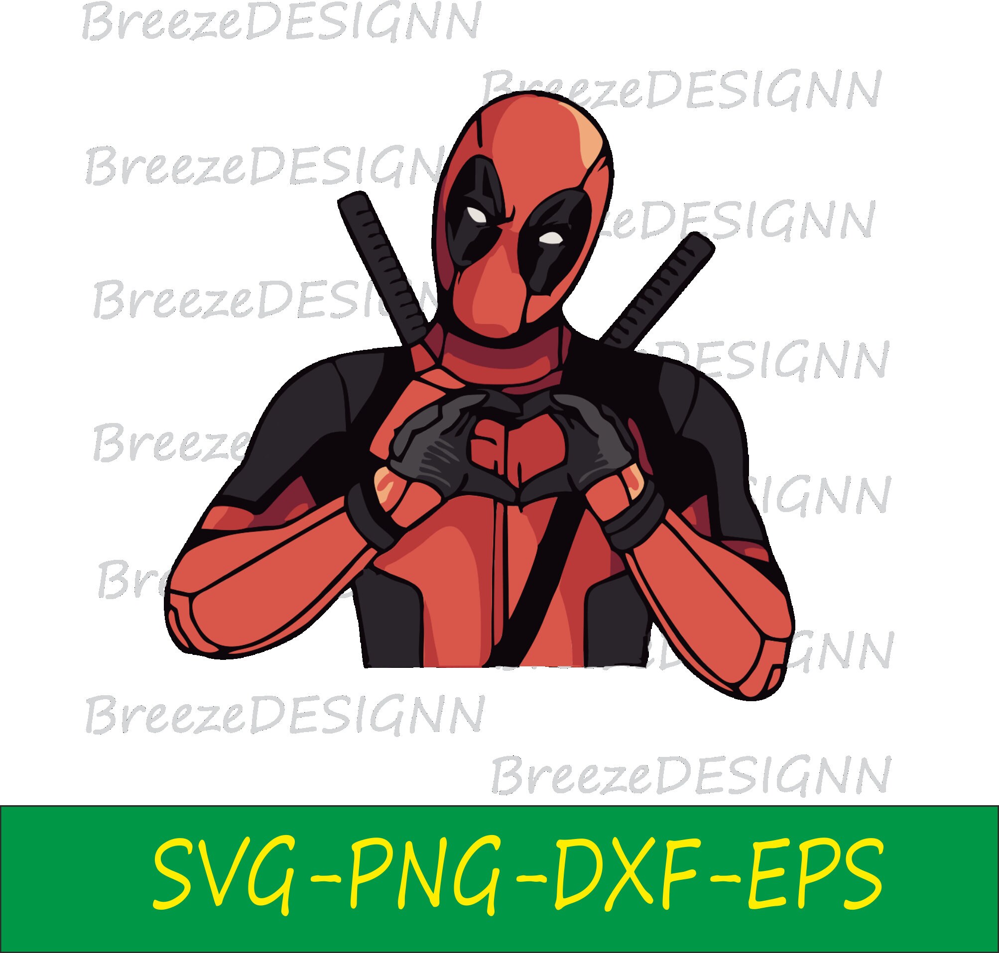 Deadpool Svg ,clipart, Cricut, Digital Vector Cut File, Svg, Png, Dxf ...