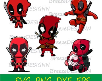 Deadpool Svg ,Clipart, Cricut, Digital Vector Cut File, Svg, Png, Dxf, Eps Files Deadpool PNG | Superhero Svg |  Deadpool Circuit | Clipart