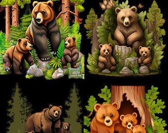 Animal Clip Art Bears