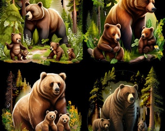 Animal Clip Art Bears