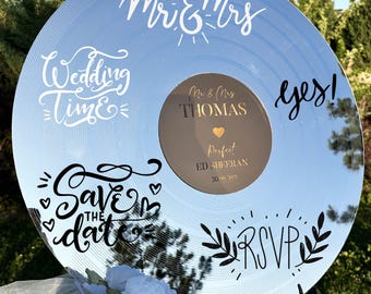 Custom Acrylic Wedding Guest Book Sign: Modern Minimalist Keepsake