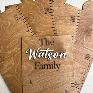 Holz Maßtabelle, Holz Kinderzimmer Dekor, Familien Wachstumstabelle, Wachstumstabelle, personalisierte Wachstumstabelle, Baby Wachstumstabelle