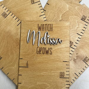 Holz Maßtabelle, Holz Kinderzimmer Dekor, Familien Wachstumstabelle, Wachstumstabelle, personalisierte Wachstumstabelle, Baby Wachstumstabelle
