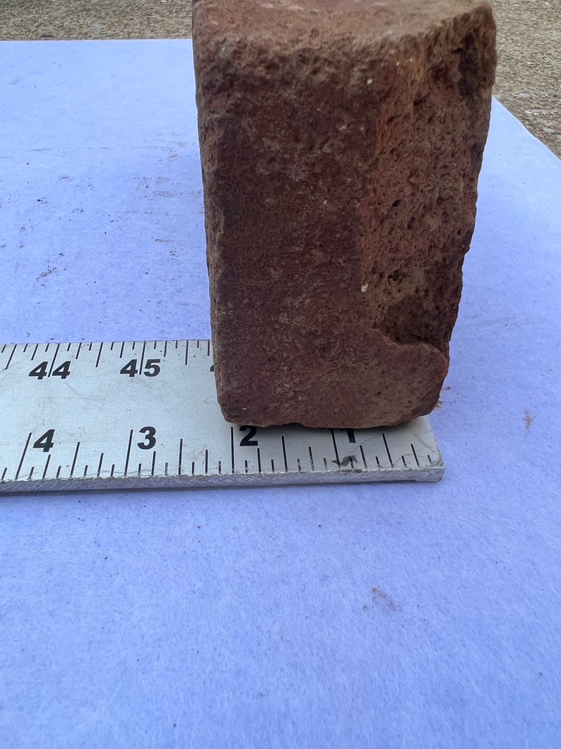 Antique Red Clay Paver/fire Brick 1800s Historic Brick Etsy