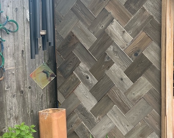 Reclaimed Cedar Wood Wall Tile Planks – 16.5 sq ft, 20 Piece