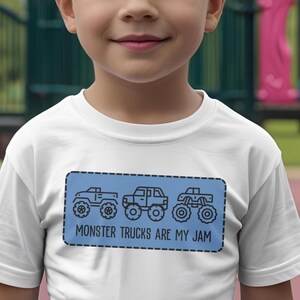 Monster Truck T-Shirt: Boys Toddler & Youth Truck Lover Tee