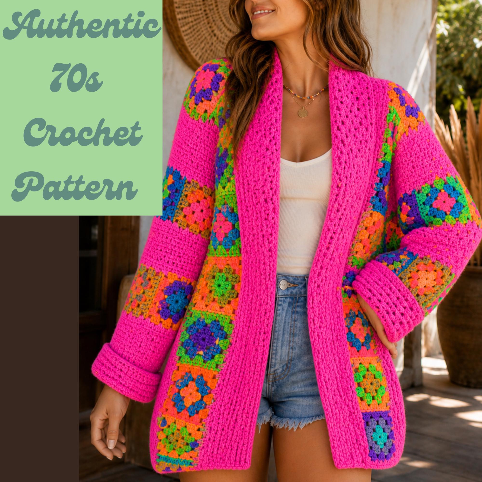 Vintage 70s Cardigan Sweater - Etsy