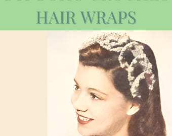 Modello PDF fai da te per fascia all'uncinetto Boho, modello digitale veloce per fascia per capelli vintage