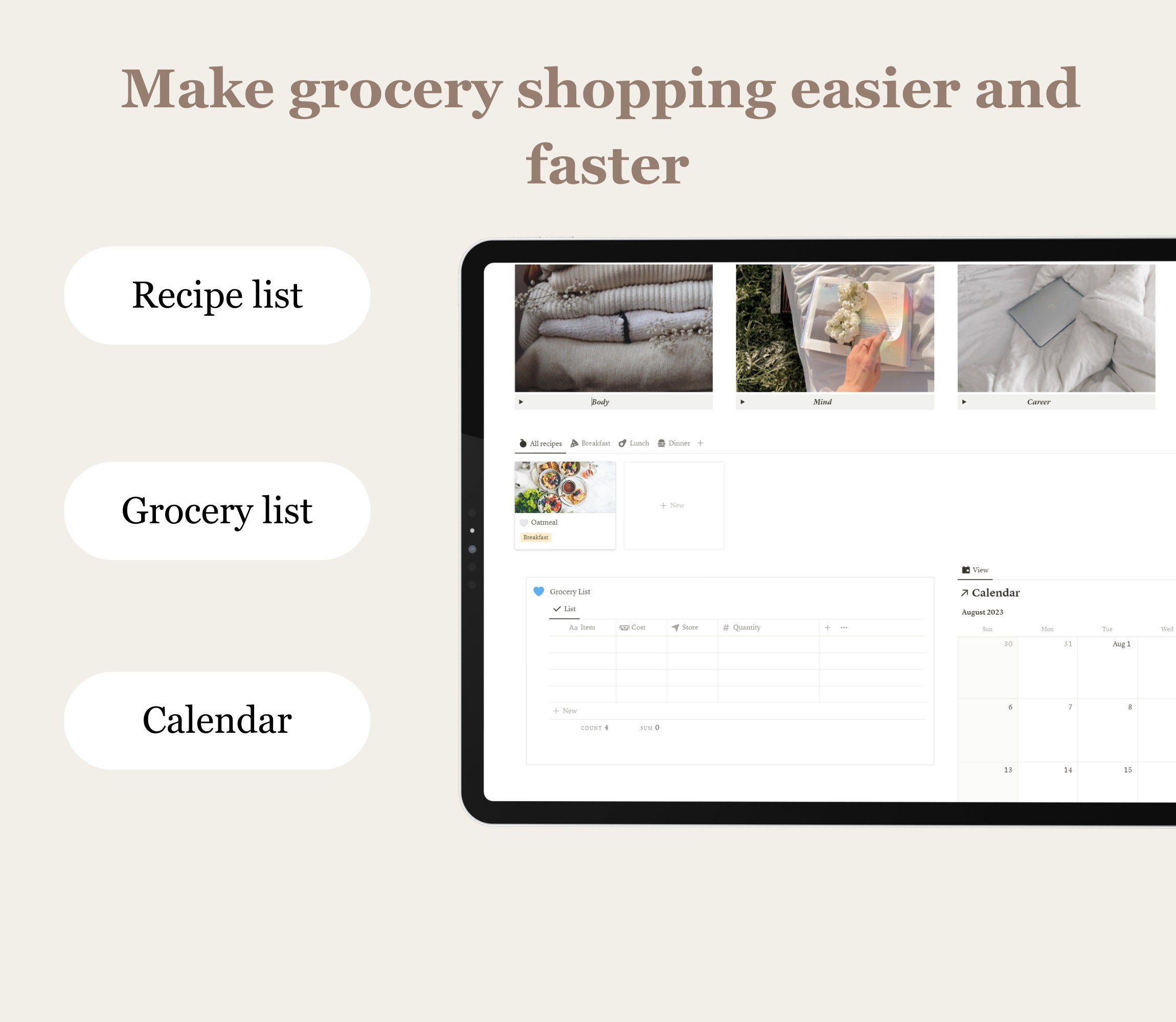 Notion Template Habit Tracker All in One Template Notion 2023 Digital ...