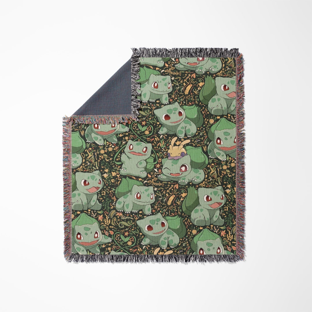 Bulbasaur Blanket Bulbasaur Woven Blanket, Bulbasaur Carpet & Bulbasaur