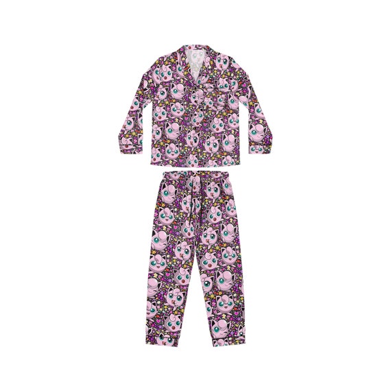 Jigglypuff Pajama Women Jigglypuff Sleepwear Women Jigglypuff Satin Pajama Etsy UK