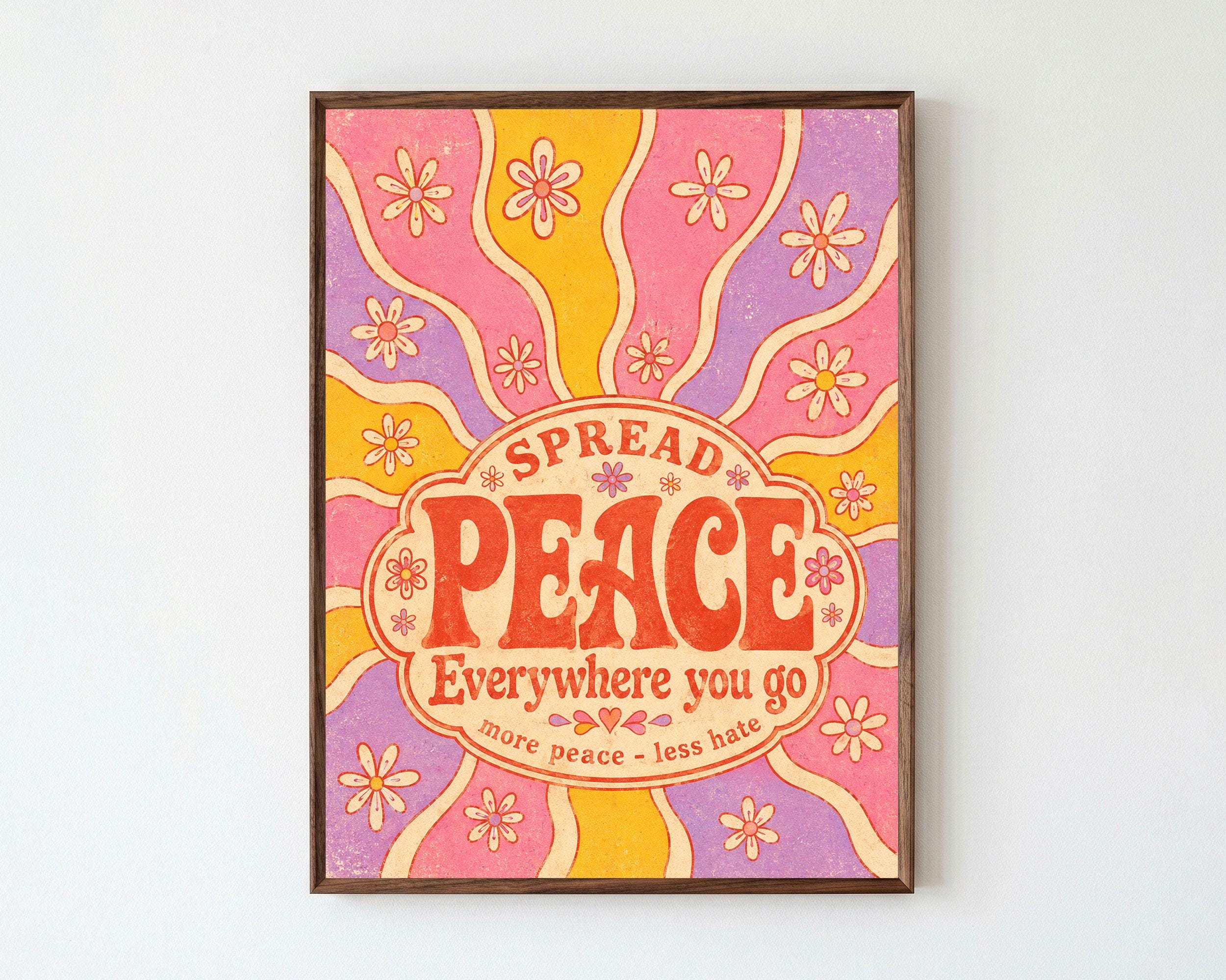 1960s Peace Poster - Etsy
