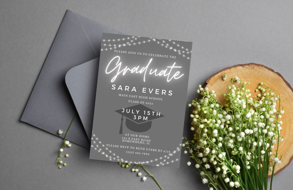 Graduation Party Invitation - Etsy