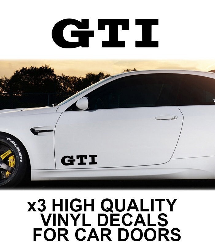All Entered 20 X 7 Cm Sticker Auto Tuning Golf GTI Opel Sticker Decal JDM  in 18 Colors 