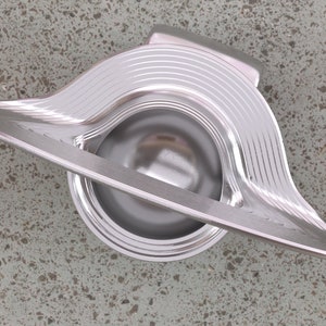 Stylish Gargantua Black Hole from Interestellar Movie Charm / Pendant - Polished Sterling Silver