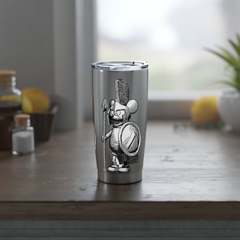 Spartan Mickey Mouse Steamboat Willie - Vagabond 20oz /590ml Tumbler - Thermo - Stainless steel image 3