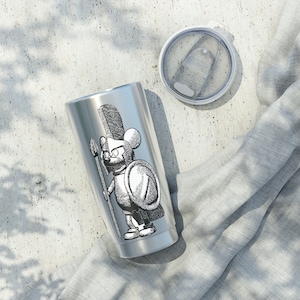 Spartan Mickey Mouse Steamboat Willie - Vagabond 20oz /590ml Tumbler - Thermo - Stainless steel image 1
