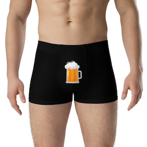 Men's Comfort Boxer Briefs - Funny Stag Bachelor Beer Entertaining Breathable Underwear for Ultimate Comfort Gift for Him