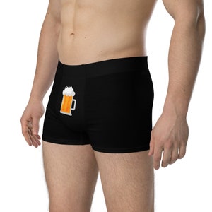 Men's Comfort Boxer Briefs - Funny Stag Bachelor Beer Entertaining Breathable Underwear for Ultimate Comfort Gift for Him