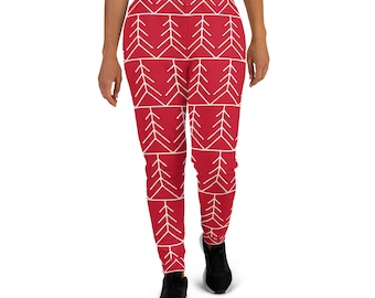 Christmas Tree Joggers Sweatpants Pyjamas Pajamas Christmas Gifts for Girlfriend Wife Bridesmaid Flannel PJs xmas