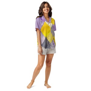 women’s short sleeve pajama top